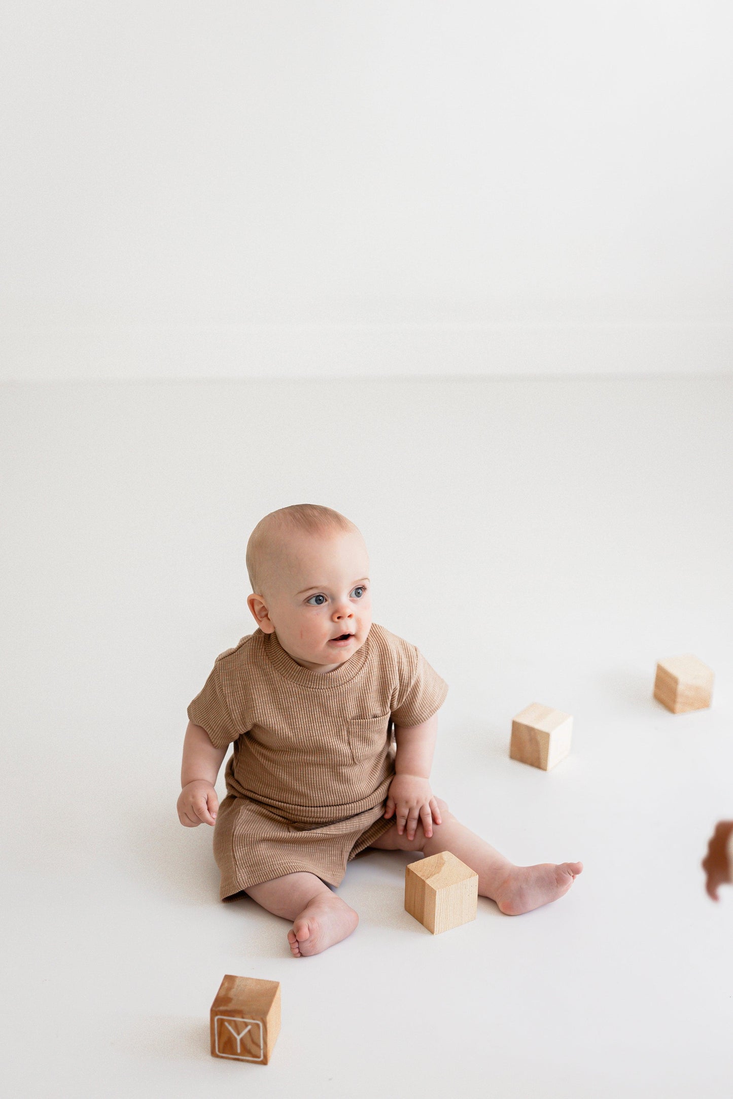 Brown T-Shirt and Shorts Set