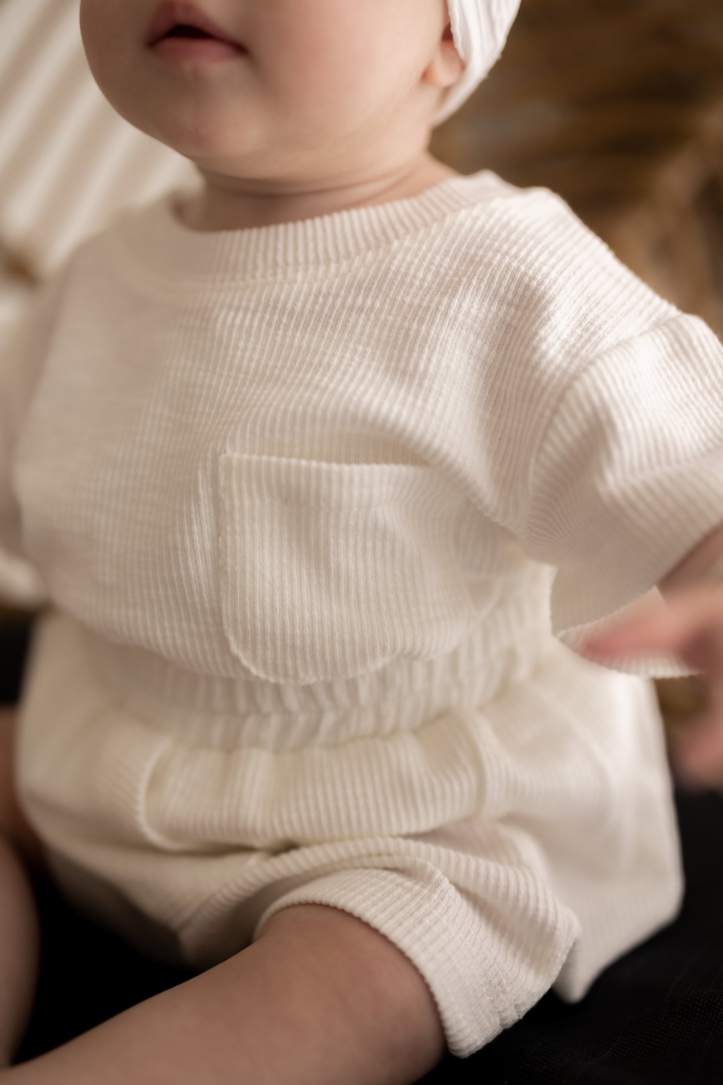 White T-Shirt and Shorts Set