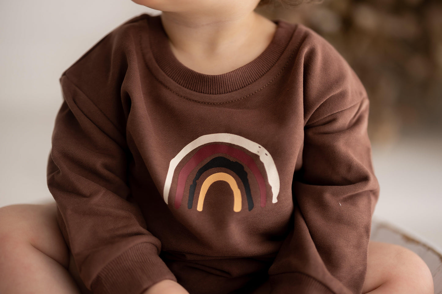 Brown Rainbow Two Piece